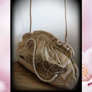 SOLD Vintage Nina Salvadore Snake & Leather Bag